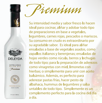 Aceite de Oliva Premium Extra Virgen 250 ml - Deleyda
